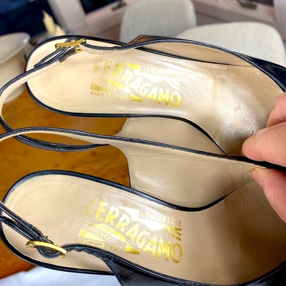 Ferragamo Slingback Pumps - Picture 8 of 10